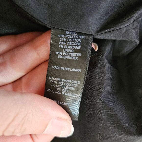 Express Charcoal Fitted Suit Jacket Size 4 - Picture 4 of 7